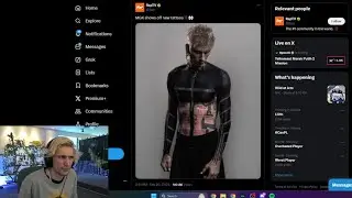 xQc reacts to MGK's New Tattoos