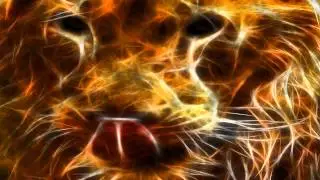 Fire Lion Animation - Free Overlay Stock Footage