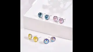 Украшения Aliexpress: бюджетные серьги Swarovski ☆ отличное качество! Malanda jewelry ☆