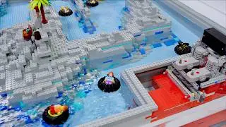 I Built a LEGO Water Park Lazy River!