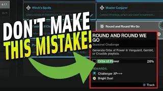 The MOST EFFICIENT WAY To Quickly Complete ROUND AND ROUND WE GO Seasonal Challenge! [Destiny 2]