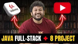 BEST Course To Learn JAVA Full Stack With 8 Projects 🔥🔥