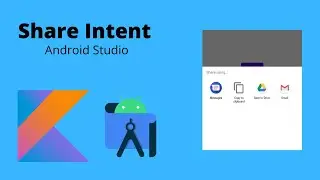 Share Intent in Android Studio | Kotlin |