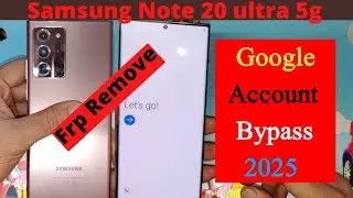 Samsung Galaxy Note 20/Note 20 Ultra 5G  Remove Frp / Google Account  Bypass 2025 | Yousuf Tech YT