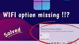 How to fix missing Wi-Fi option | Windows 10 | step-by-step guide