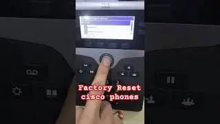 reset cisco phone #cisco #phone #reset #factory #default #shorts