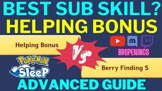 Helping Bonus Advanced Guide - Best Sub Skill? 