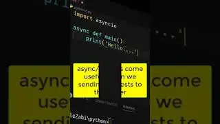 Python - Async Await is very useful  