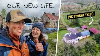 Renovating a very old cottage - WHAT HAVE WE TAKEN ON?! First few days living in rural Ireland.