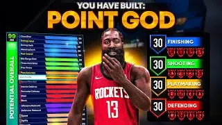 THIS 6'6 DEMIGOD ISO BUILD WILL DOMINATE NBA 2K25! BEST GUARD BUILD NBA 2K25! best build 2k25