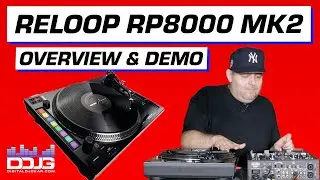 Reloop RP8000 Mk2 Serato DJ Pro Hybrid Turntable Overview & Demo with Super DJ Rich Steele!