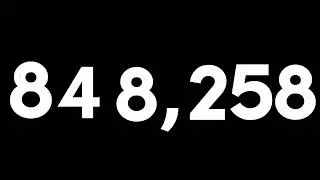 numbers 0 to 1 billion with sounds