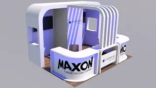 Cinema 4D Tutorial - How to Create an Exhibition Stand