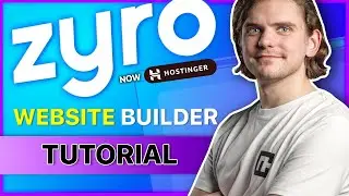 ZYRO website builder tutorial – easy walkthrough (Now HOSTINGER Website Builder)