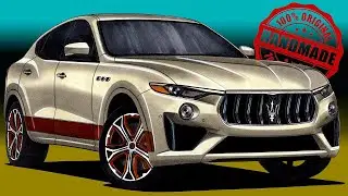 Ексклюзивний італійський @maserati  Levante S V8 GranSport 1 of 1 | Drawing SUV Maserati Levante