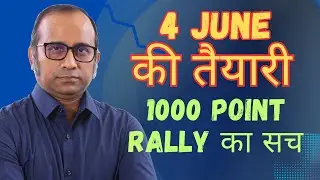 4th June Election Result की तैयारी  कैसे करें ? Nifty 1000 Point Rally का सच  