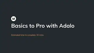 Basic to Pro with Adalo - Forms