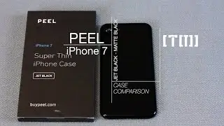 iPhone 7 Case Comparison - Peel Jet Black vs. Matte Black + GIVEAWAY!