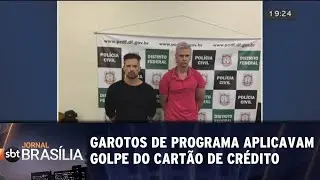 Garotos de programa aplicavam golpe do cartão de crédito | Jornal SBT Brasília 19/04/2019