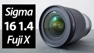 Sigma 16mm f1.4 REVIEW for Fujifilm X vs XF 16 1.4