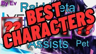 The Best Characters To Play In Raid | Anime Dimensions (Roblox 2023)