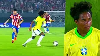 ENDRICK vs Paraguai (10/09/2024) | Seleção brasileira