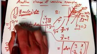 A simple nonlinear change of variables example