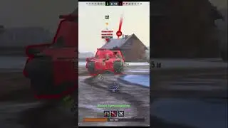 70% взял ТОКСИЧНЫЙ ТАНК который КАЧАЛИ ВСЕ и тащит сложный БОЙ 1 vs 3 в #tanksblitz #blitz #shorts