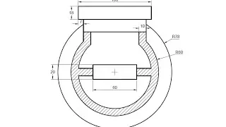 2d AutoCAD practice drawing