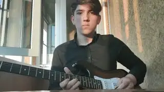 Another brick in the wall, Pink Floyd solo-cover by my student Gleb #урокигітари #урокигринагітарі