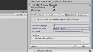 vrchat Mirror Toggle Tutorial