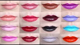 GERARD COSMETICS LIP GLOSS REVIEW / LIVE SWATCH TRY ON DEMO