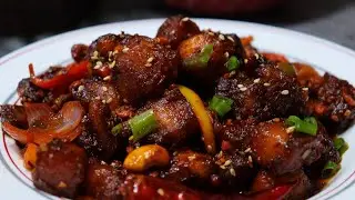 Restaurant Style Schezwan Pork Recipe | How to make Schezwan Pork Stir Fry | Pork Recipe