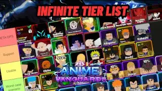 BEST META Unit Tier List For INFINITE In Anime Vanguards