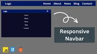 how to make responsive navbar using javascript