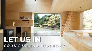Tiny Cabin Luxury w Hidden Outdoor Bath! 🛁 Bruny Island Hideaway Let Us In Home Tour S01E27