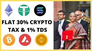 Budget 2022 levies 30% tax and 1% TDS on all cryptocurrency