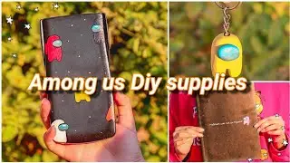 Among us inspired DIYs | Among us school supplies 2020 | Diy Twins