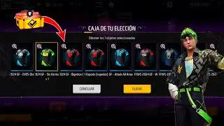 Rapido! CAJA ELECCION DE PLAYERAS FFWS 2024 GRATIS SKIN FFWS & MAS NOVEDADES EN FREE FIRE