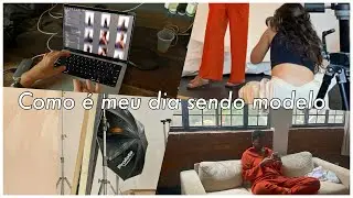 Vlog dois dias trabalhando como modelo / backstage + sendo mãe