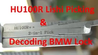 (501) HU100R Lishi Picking & Decoding BMW Lock