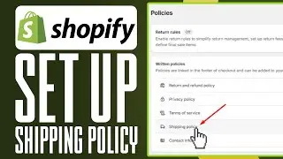 How To Set Up Shipping Policy On Shopify (2024) Full Guide