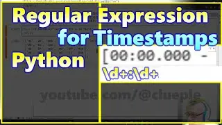 Regular Expression For TimeStamps | #pythonbegginer