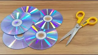 BEAUTIFUL HANDMADE DIY HACK OUT OF CD DISC | AMAZING CREATIVE IDEA | DIY DECORATION