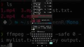 How To Merge 4 Videos With FFMPEG For Free On Android