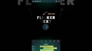 Flicker TEXT Animation in 