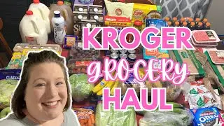 ⭐️ NEW ⭐️ GROCERY HAUL from Kroger| Easy digital deals! | Delivery to the Rescue! #kroger ​⁠