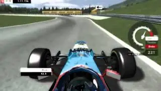 [rFactor] F1 1997 - Benetton Renault - A1-Ring - Onboard
