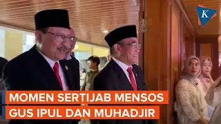 Momen Sertijab Mensos Gus Ipul dan Muhadjir Effendy