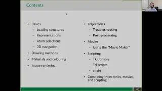 Intermediate VMD topics - Trajectories, movies, scripting